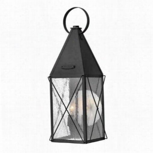 Hinkley Ligghting 18844bk York Medium 2 Light Outdoor Wall Sconce In Black