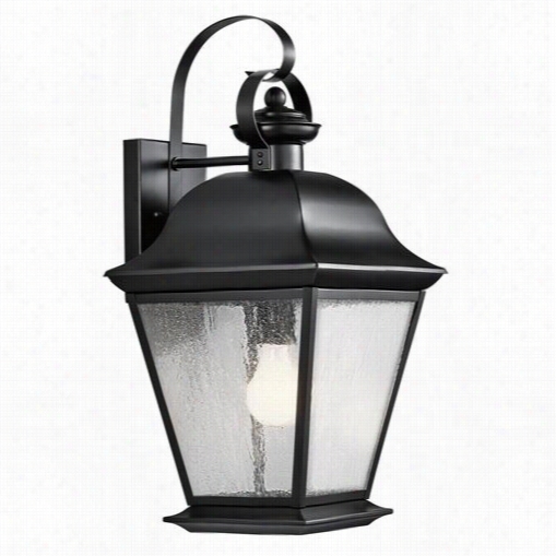 Kicchler Lighting 9709bk 1 Light Outdoor Wall Sconce In Murky