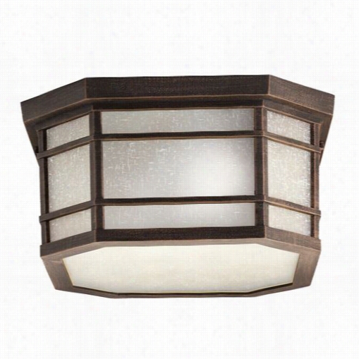 Kichler Lightiing 9811pr Cameron 3 Light Outdoor Ceiling Flush  Mount