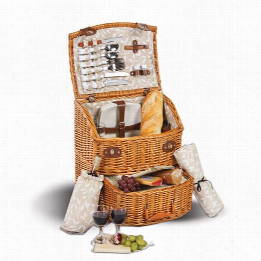 Picnic  Plus Psb-469 Exeter 4 Person Picnic Basket