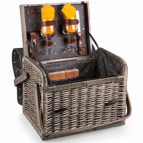 Picnic Time 325-72 Kabrio Anthology Wine And Cheese Basket