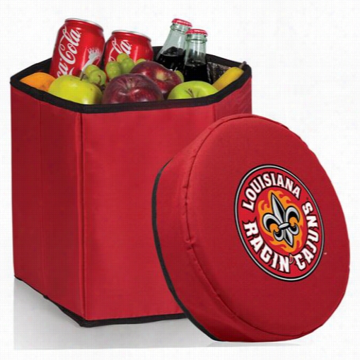 Picnict Ime 596-00 Seminary Of Learning  Of Louisianaa Lafayette Ragin Cajuns Digital Print Bongo Cooler And Seat