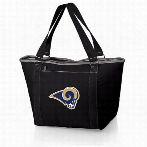 Picnic Time 619-00-175-294-2 Topanga Cooler Tote In Black With St. Louis Rams Digital Print