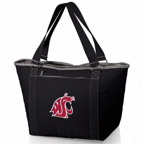 Picnic Time 619-00-175-634-0 Topanga Washington State Cou9ars Digital Print Coolr Tote In Black