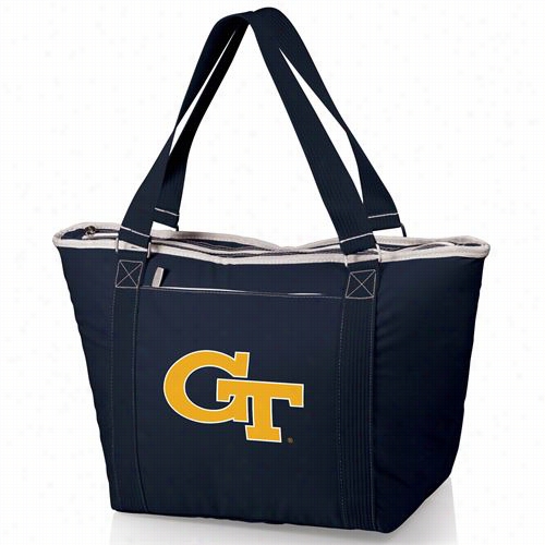 Picnic Time 619-00 Topanga Georgia Tech Yellow Jackets Embroidered Cooler Tote