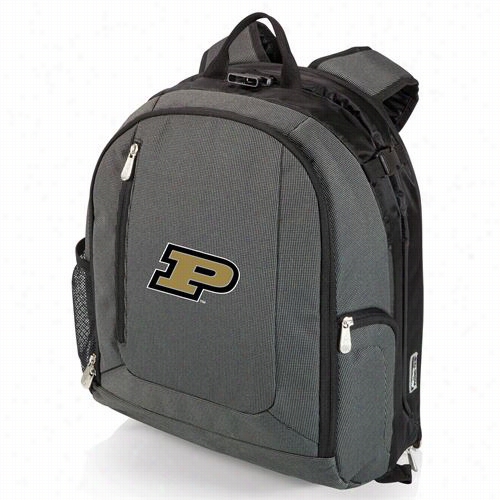 Picnci Time 730-00-679-514-0 Pt Navigator Purdue University Digitl Print Cooler Backpack In Untaught G Rey/black