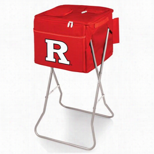 Picni Time 870-00-100-084-1 Party Rutgers University Scarlet Knights Digital Pribt  Cube In Red