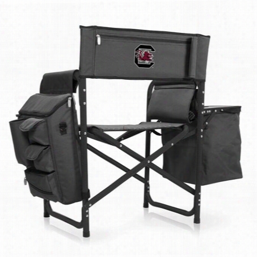 Picnic Allotted Period 807-00-679-524-0 University Of South Carolina Gamecocks Digital Print Fusion Chairman In Dark Grey/black