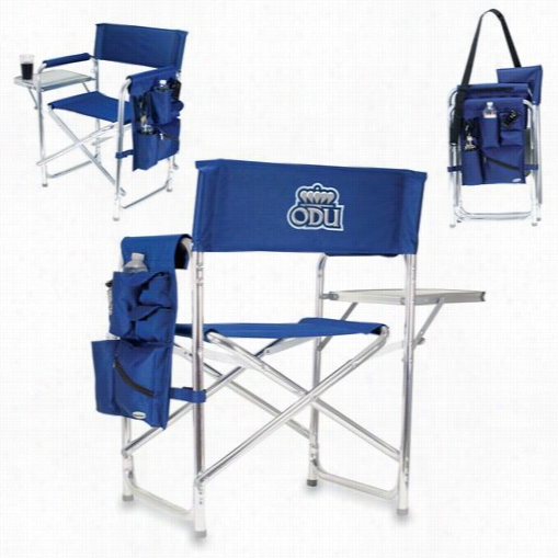 Picnic Time 809-00-138-882-0 Old Dominion Monarchs Embroidered Sports Chair In Navy