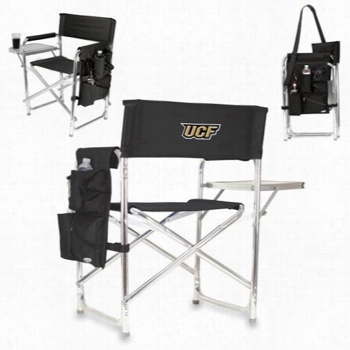 Picnic Tim 809-00-179-002-1 University Of Central Florida Knights Embroidered Sports Chair In Black