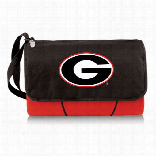 Picnic Time 80-00 University Of Georgia Bulldogs Digita Print Blanket Tote