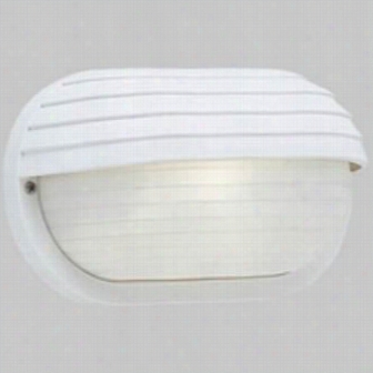 Progresd Lighting P5706-30 Polycaarbonate Mount Incandescent 1 Light Awll Or Ceiling Fixture In White