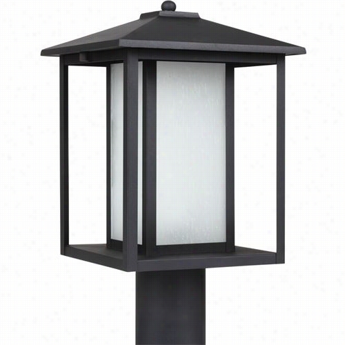 Sea Gull  Lighting 891299bl H Unnin Gton One Light Fluorscent Outdoor Post Lantern