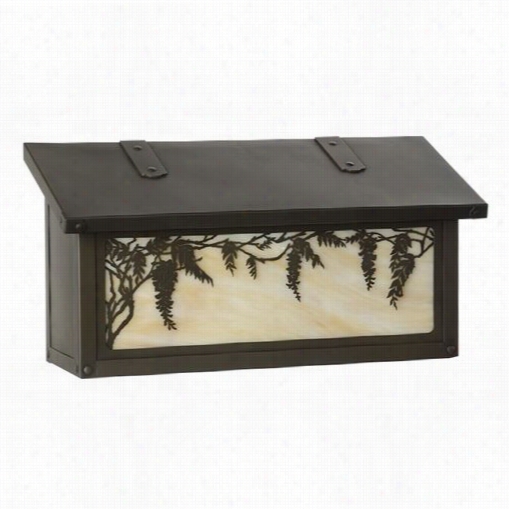 America's Finest Mailboxes Af-392-bz-hn Flowers Plants Horizotnal Wisteria Mailboz