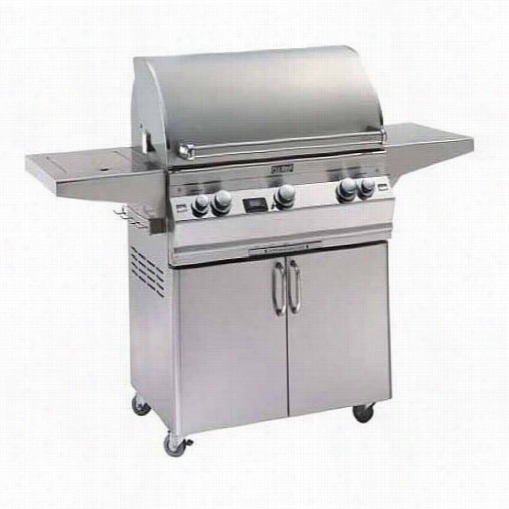 Firemagic A660s-1l1-62 Aurora A660s Freestanding Grill On Cabineet Cart With Left Side Infrared Burner