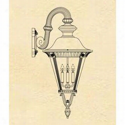 Hanocer Lantern B536frm Large Stockholm 25w Per Socket 4 Light Exterior Wall Light