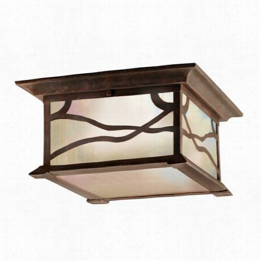 Kichler Lighting 9838dcoo Morris 2 Light Outdoor Cceiling Glow Mount