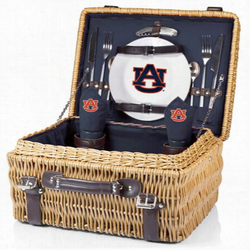 Picnic Time  208-40-138-044-0 Champion Auburn Univeesrity Tigers Digital Impress Basket In Ships