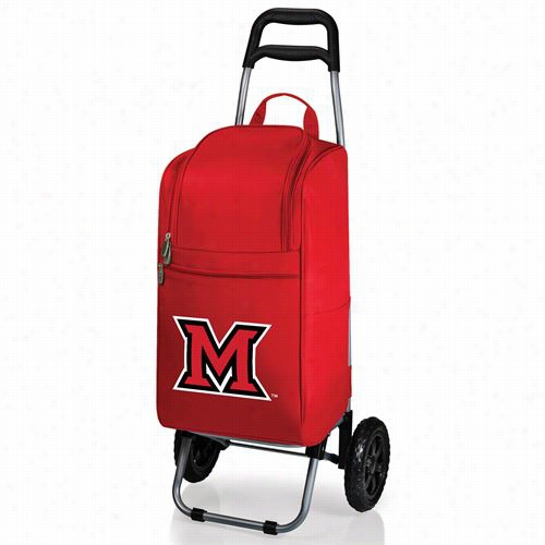 Picnic Time 545-00 Miami University (ohio) Redhawks Digital Print Cart Cooler