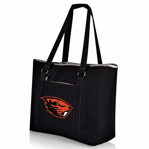 Picnic Time 598-00-175-484-0 Tahoe Oregon State Beavers Digital Pring  Cpoler Tote In Black