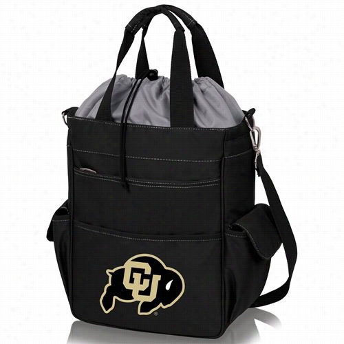 Picnnic Time 614-00-175-124-0 Activo University Of Colorado Buffaloes Digital Print Waterproof Tote I Nblac K