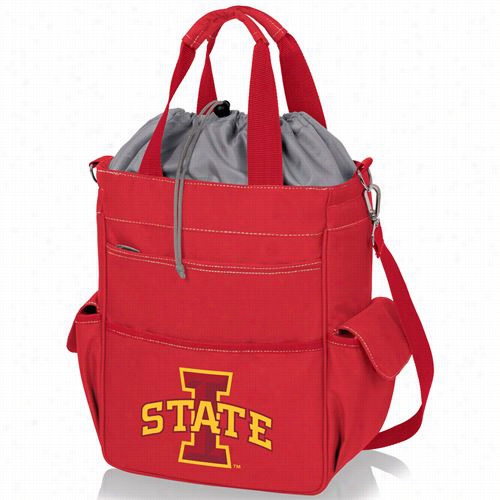 Picnic Time 614-00 Activo Iowa Stat University Cyclones Idgital Print Waterproof Tote