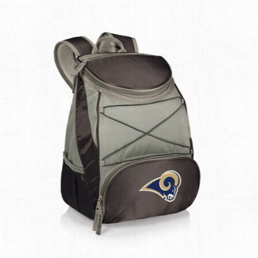 Picnic Time 633-00-175-294-2 Ptx Backpack Cooler In Black With St .louis Rams Digital Print