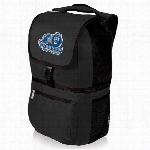 Picnic Time 634-00-175-884-0 Zuma Old Dominion Monarchs Digitak Prnt Backpack In Black