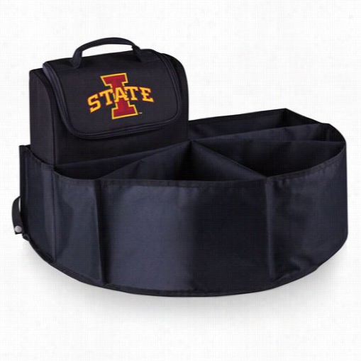 Picnic Time 715-0-179-234-0 Iowa Sat Te University Digital Print Trunk Boss In Black With Cooler