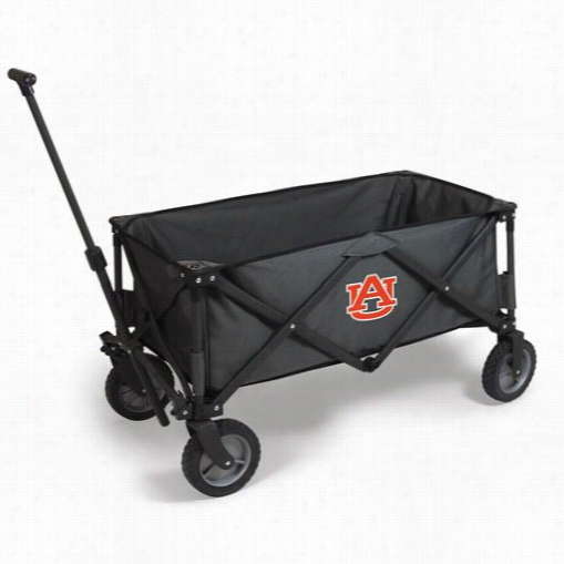 Picnic Time 739-00-679-04 4-0 Adventure Un1ve Rsity Auburn Tigers Digital Print Wagon In Dark Grey/black