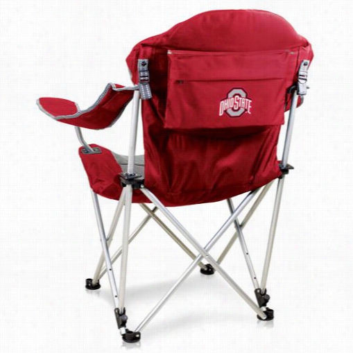 Picnic Time 803-00 Ohio State Univ Ersity Digital Priint Reclining Cam Pchair