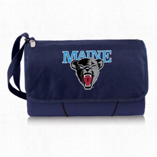 Pcinic Time 820-00 Seminary Of Learning  Of Maine Black Bears Digital Print Blanket Tote