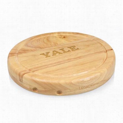 Picnic Time 854-00-505-053-1 Circo Yale University Bulldogs Engraved Chopping Board In Natural Forest