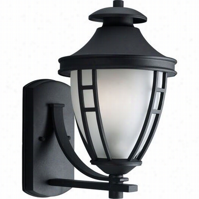 Progress Lig Hting P5778-31 Fairview 1 Light Outdooor Wall Sconce In Textured Bllack