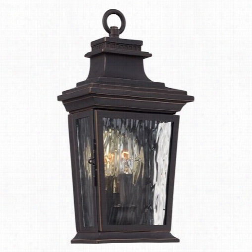 The Great Outdoors 73001-143c Vista Montaire 1 Light Outdoor Pocket Lantern In Oil Rubbed Bronze