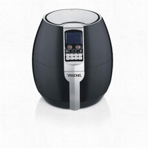 Versonel Vslaf14lcd Smart Health Oil Free Lcd Air Fryer In Back With Rapid Air