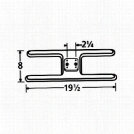 Music City Meatls 11002 Stainless Steel H Burner