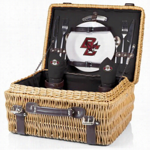 Picnic Time 208-40-179-0544-0 Champion Boston College Eagles Digitall  Print Basket In Black