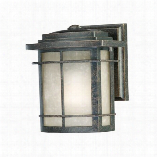 Quoile Gln8407ib Galen 1 Light Small Outdoor Wall Sconce In Ipmerial Bronze