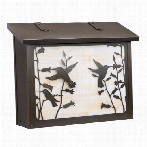 America's Finest Mai Lboxes Af-633-bz-hn Birds Large Hummingbird Mailbox