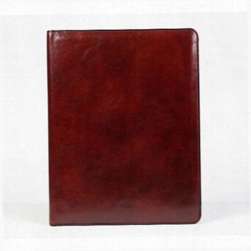 Bosca 2z-48 Odl Leather Classic Writing Pad Cover In Brwn