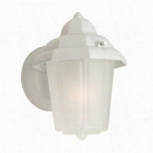 Craftmade Z160-04 Ccast Alumiumn 1 Light Outdoor Wall Sconce In Matte White