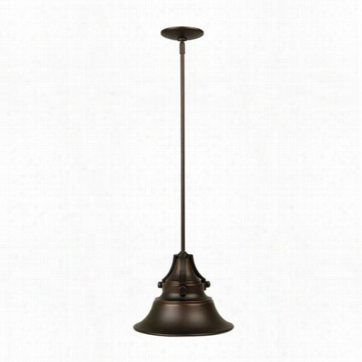 Craftmafe Z4411-88 Union 1 Light Outdoor Medium Pendant In Ooiled Bornze Gilded