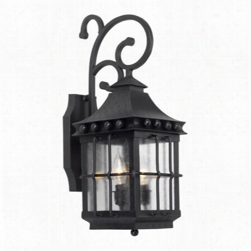 El Lighting 8450-e Taos 2 Liyht 21"" Tall Outdoor Walll Sconce In Espresso