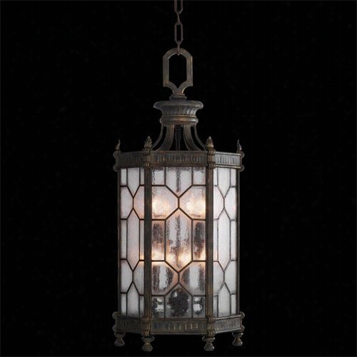 Fine Art Lamps 414282 Devosnhir 8 Light Outdoor Pendant In Antique Bronze