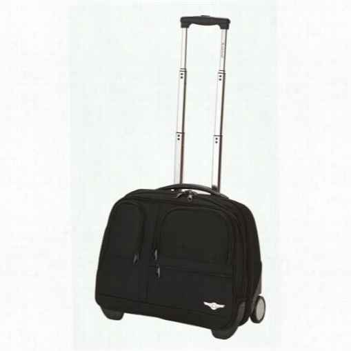 Fox Luggage Bf28-black Rolling Lal Top Case Fit 15"" Lap Ttop