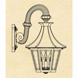 Hanover Lantern B194frm Medium Westminster Le 25w By Socket 3 Light Outdoor Wall Light