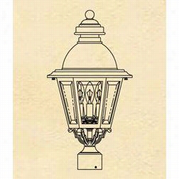 Hanover Lantern B51430c Medium South Bend Copper Dome 25w By Socket  3 Light Outdoor Post Lamp