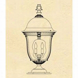 Hanover Lantern B54660 Large Milano 25w Per Socket 4 Ligt Exterior Pier Lamp