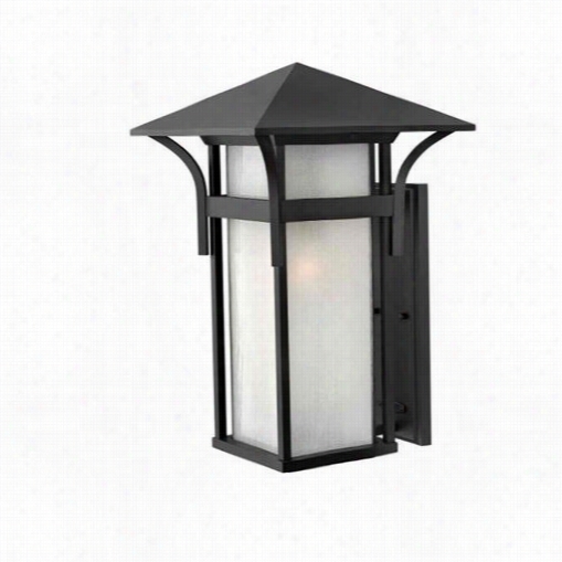 Hinkley Lightijg 2579sk-led Harbor Xlarge 1 Light Led Outdoor Wall Sconce N Satin Black